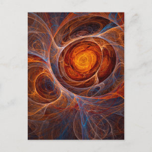 Fiery eye postkarte