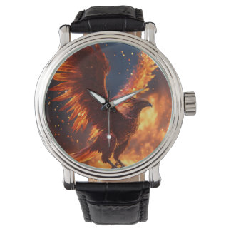 Fiery Galaxy Watch Face Armbanduhr