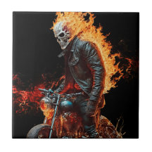 Fiery Ghost Rider - Ein Thrill dynamischer Energie