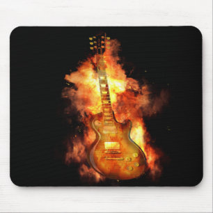 Fiery Gitarre Mousepad