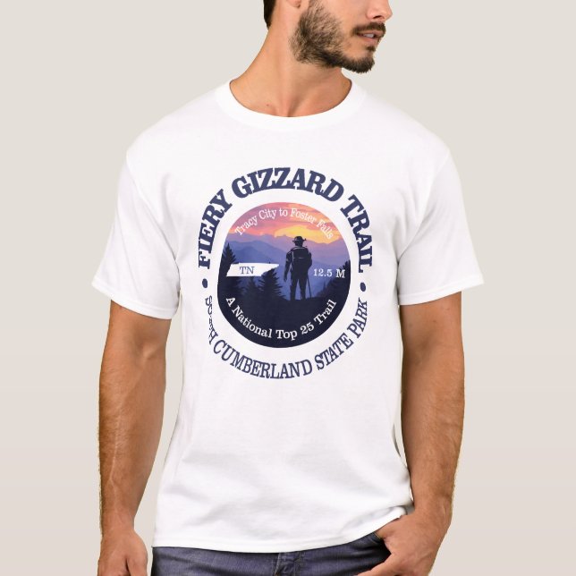 Fiery Gizzard Trail (rd2) T-Shirt (Vorderseite)