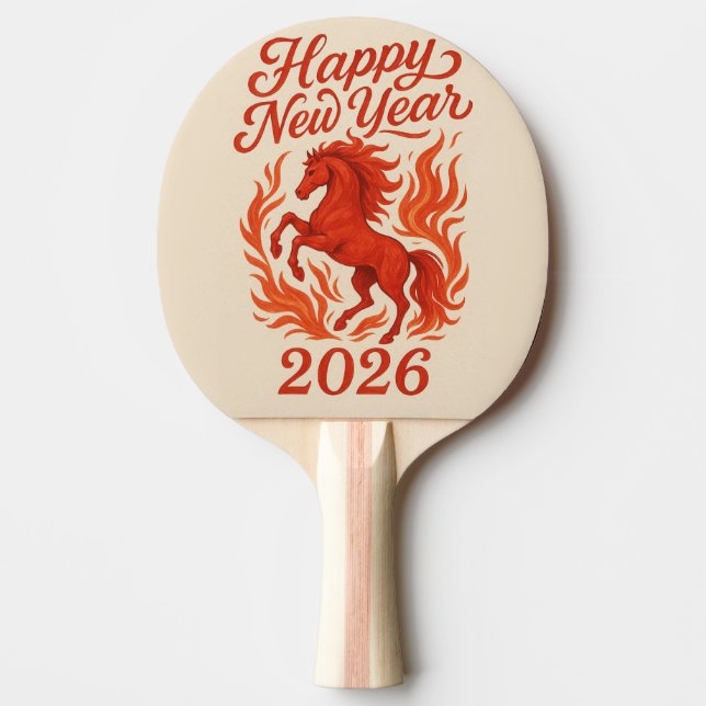 Fiery Horse 2026 Tischtennis Schläger (Vorderseite)