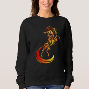 Fiery Horse Hallion Radiative Pferde Sweatshirt