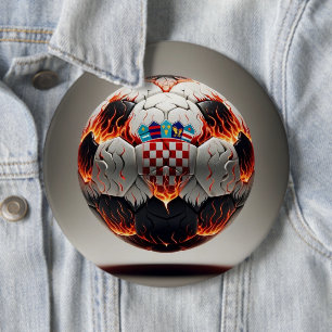 Fiery Kroan Soccer Ball Button