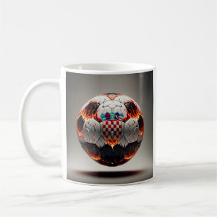 Fiery Kroan Soccer Ball Kaffeetasse