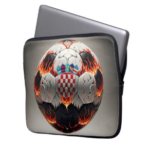 Fiery Kroan Soccer Ball Laptopschutzhülle