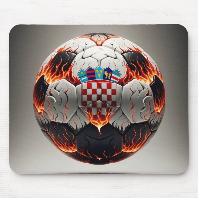 Fiery Kroan Soccer Ball Mousepad (Vorne)