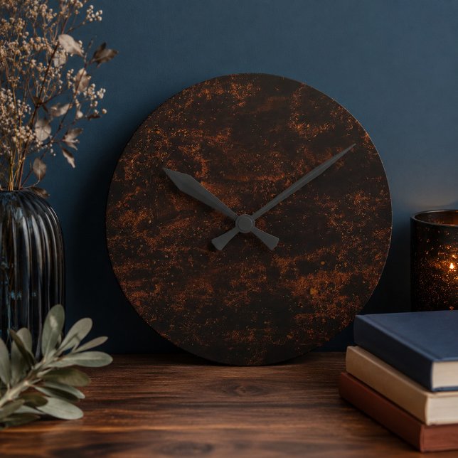 Fiery Lava Runde Wanduhr (Von Creator hochgeladen)