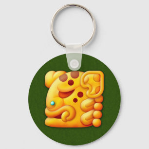 Fiery Maya Animal Head Schlüsselanhänger