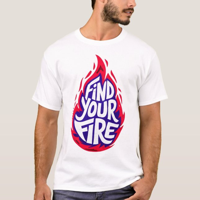Fiery Motivation T-Shirt (Vorderseite)