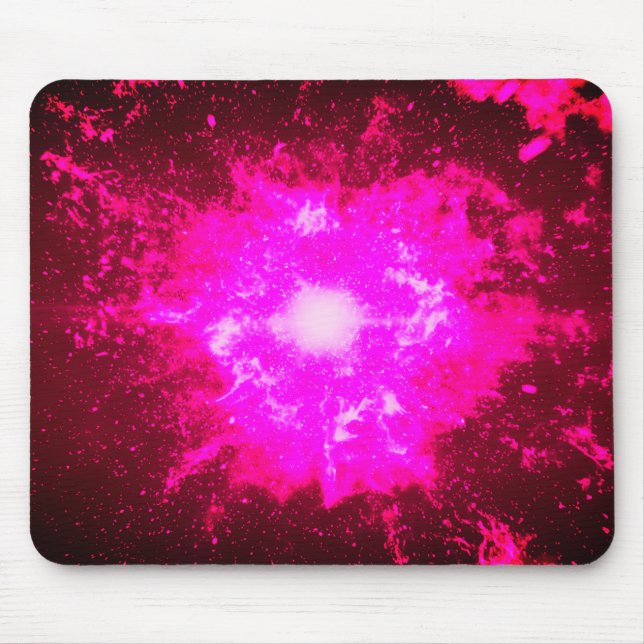  'Fiery Nebula' Sci-Fi Art Mousepad (Vorne)