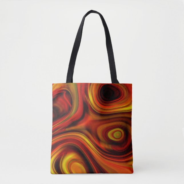 Fiery Orange und Yellow Pattern (Vorderseite)