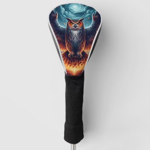 Fiery Owl Phoenix Ascension Golf Headcover