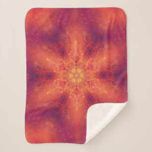 Fiery Phoenix Burning Snowflake Sherpadecke