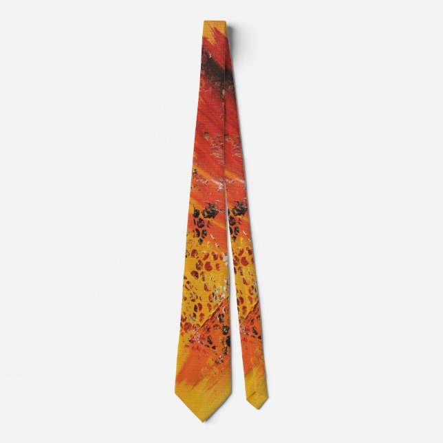 Fiery Phoenix Neck Tie Krawatte (Vorderseite)