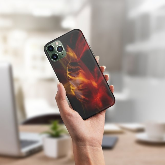 Fiery Red and Gold iPhone Case (Fiery Red and Gold iphone cases
)