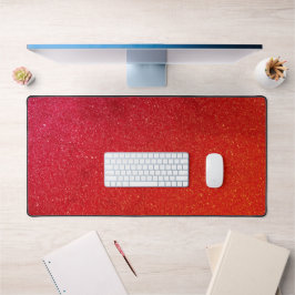 Fiery Red Desk Mat - Gaming & Office Essential Schreibtischunterlage