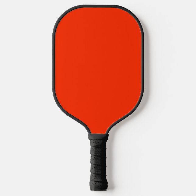 Fiery Red Solid Color | Classic | elegant Pickleball Schläger (Vorderseite)