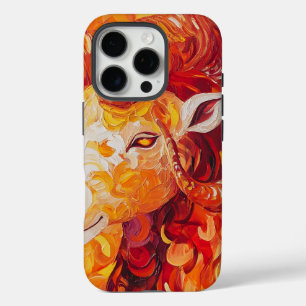 Fiery Solar Capricorn Spirit iPhone 16 Pro Hülle