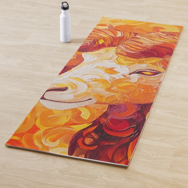 Fiery Solar Capricorn Spirit Yogamatte (Beispiel)