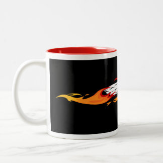 Fiery Speedy Eichhörnchen Original Art Tasse. Zweifarbige Tasse