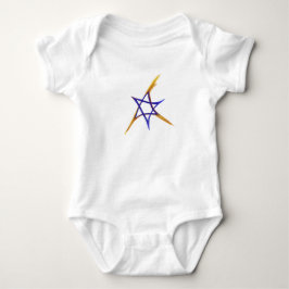 Fiery Star von David Baby Bodysuit Strampler