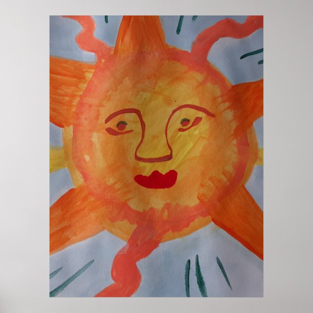 Fiery Sun Poster (Vorne)