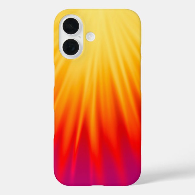 Fiery Sunset Ombre iPhone 16 Fall Case-Mate iPhone Hülle (Rückseite)