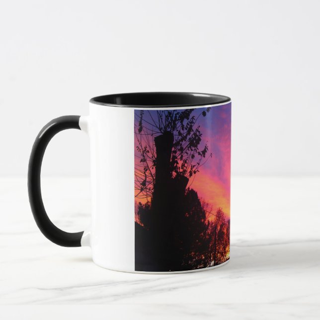 Fiery Sunset Tasse (Links)