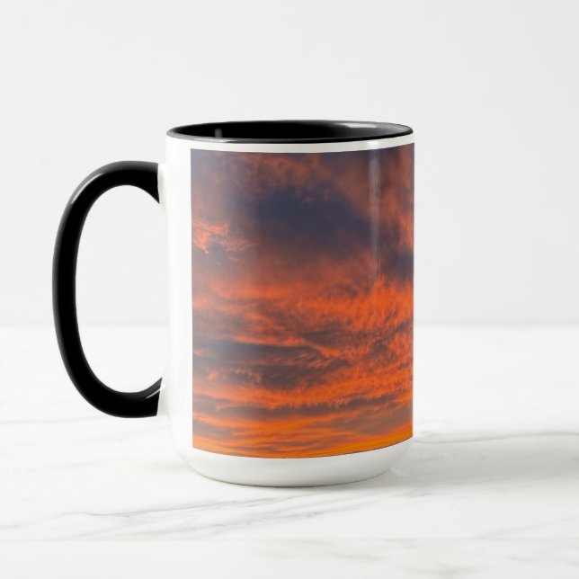 Fiery Sunset Tasse (Links)