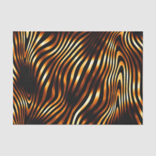 Fiery Tiger Stripes Seidenpapier