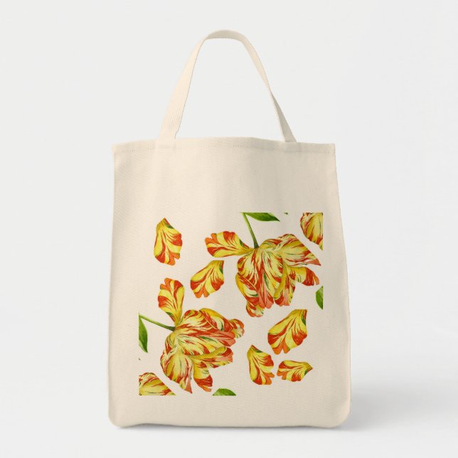 Fiery Tulips on a Grocery Tasche (Vorne)