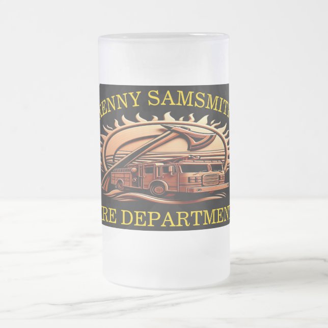 Fiery Valor verkörpert die heroische Gestaltung vo Mattglas Bierglas (Mittel)