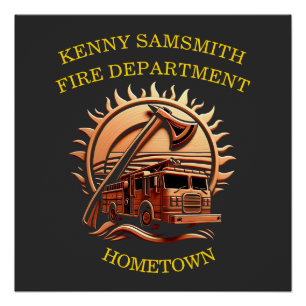 Fiery Valor verkörpert die heroische Gestaltung vo Poster