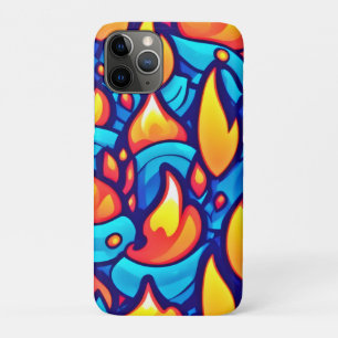 Fiery Waves Abstrakt Art Case-Mate iPhone Hülle