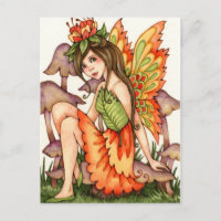 Fiery Wings - Herbstliche Fantasy Faible Kunst