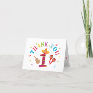 Fiesta 1. Geburtstag Süß Mexikanisch Danke