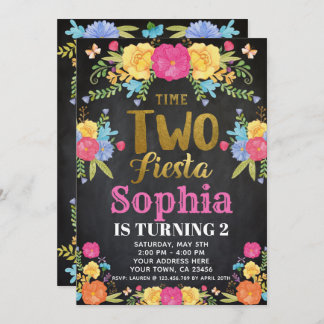 Fiesta-2. Geburtstags-Einladung Einladung