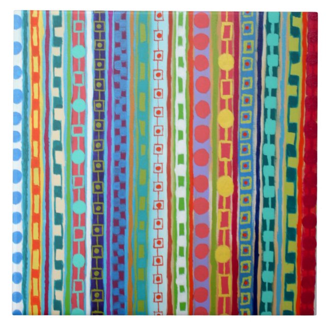 Fiesta 6 x 6 Keramiken Fliese (Vorderseite)