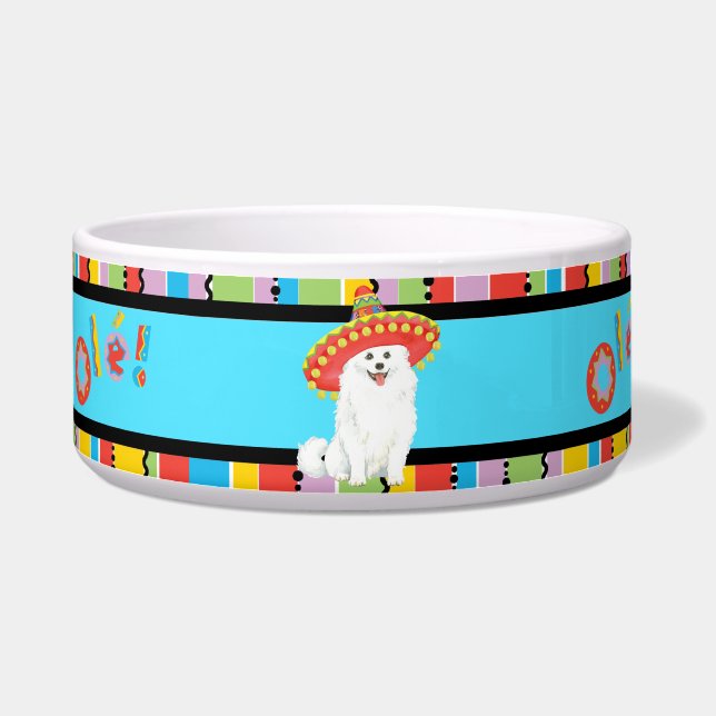 Fiesta American Eskimo Dog Pet Napf (Links)