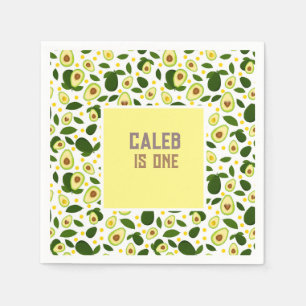 Fiesta Avocado Holy Guacamole 1. Geburtstagsfeier  Serviette