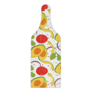 Fiesta Avocado Salad Pattern Schneidebrett