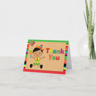 Fiesta Baby Dusche Danke Karte