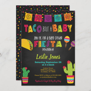 Fiesta Baby Showeinladung - Taco Bout a Baby Einladung