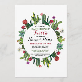Fiesta Baby Shower Cactus Girl Boy Mexican Invite Einladung