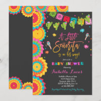 Fiesta Baby Shower Einladung Mexican Baby Shower