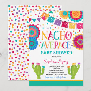 Fiesta-Baby-Shower-Einladung Nacho Durchschnittlic Einladung