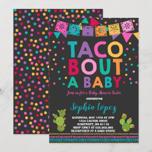 Fiesta Baby Shower Einladung Taco Bout A Baby