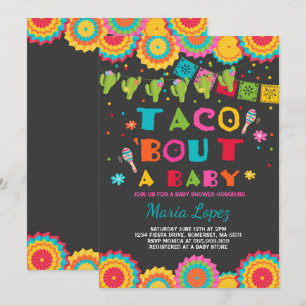 Fiesta Baby Shower Einladung Taco Bout A Baby