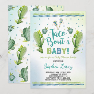 Fiesta Baby Shower Einladung Taco Bout A Baby